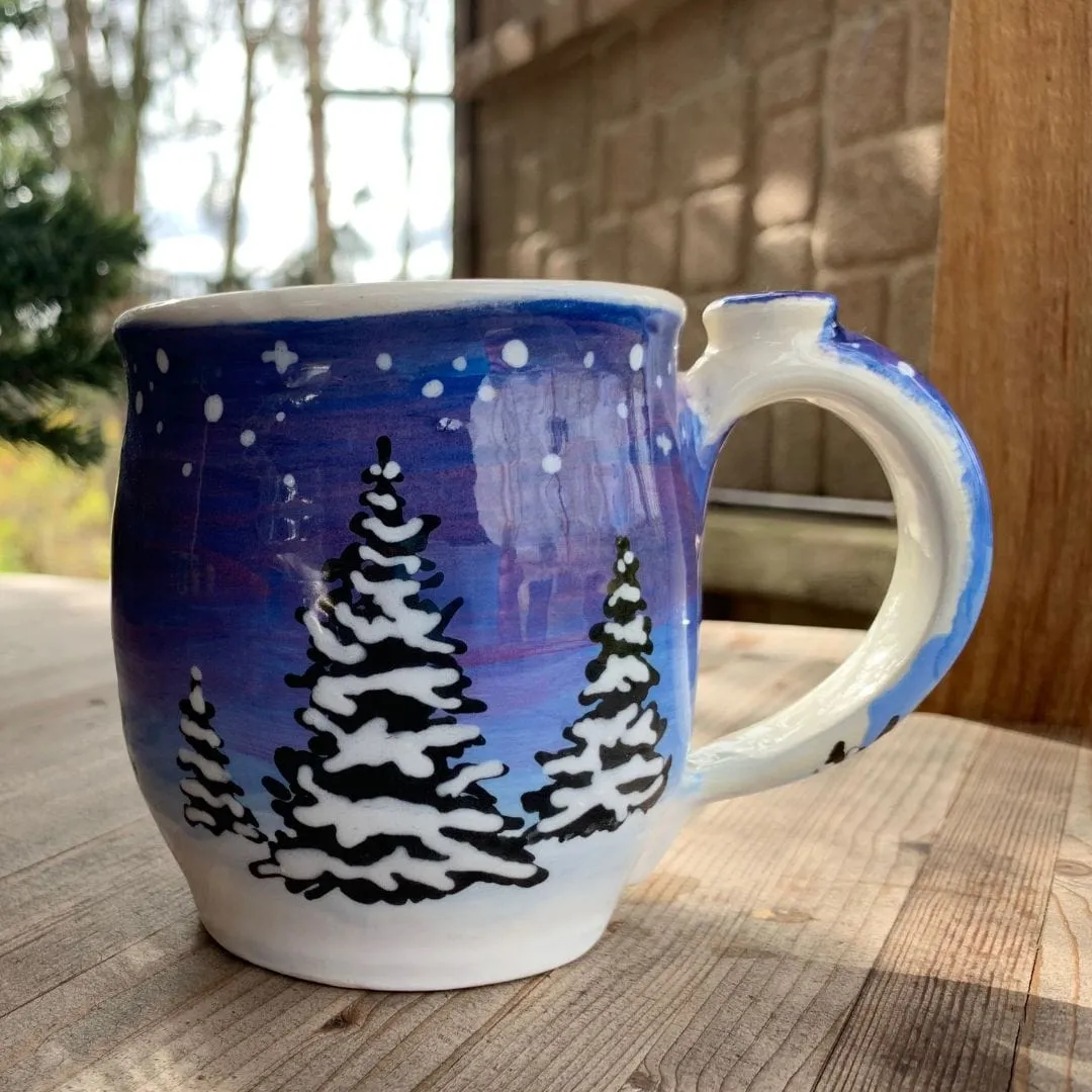 Winter Night Sky Mug