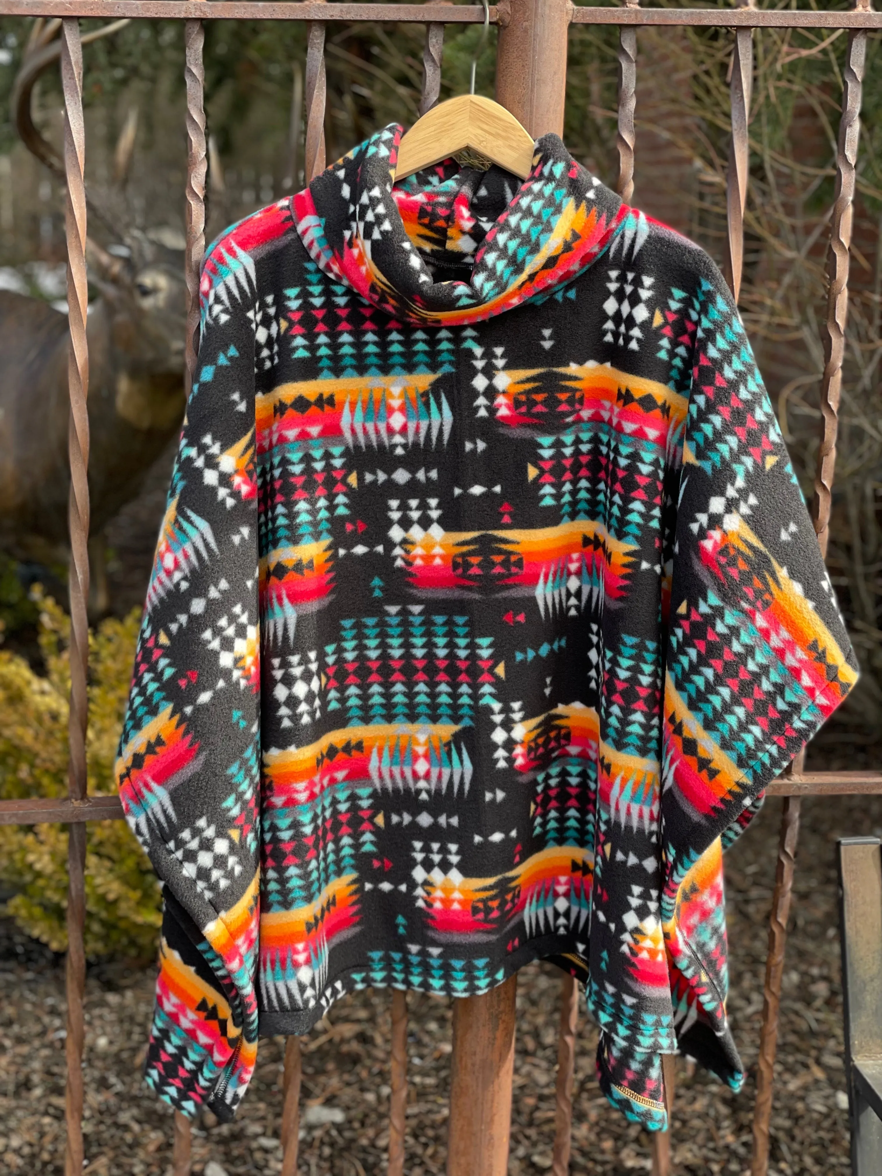 Wolfe Fleece Poncho