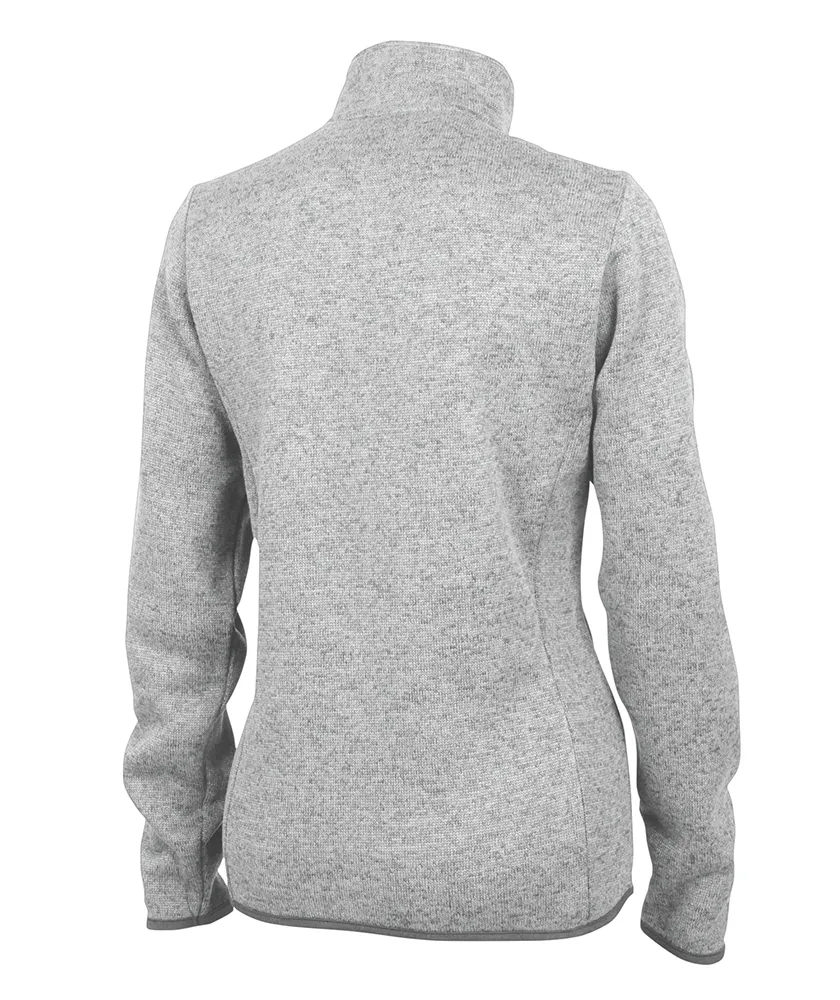 WOMEN'S HEATHERED FLEECE PULLOVER