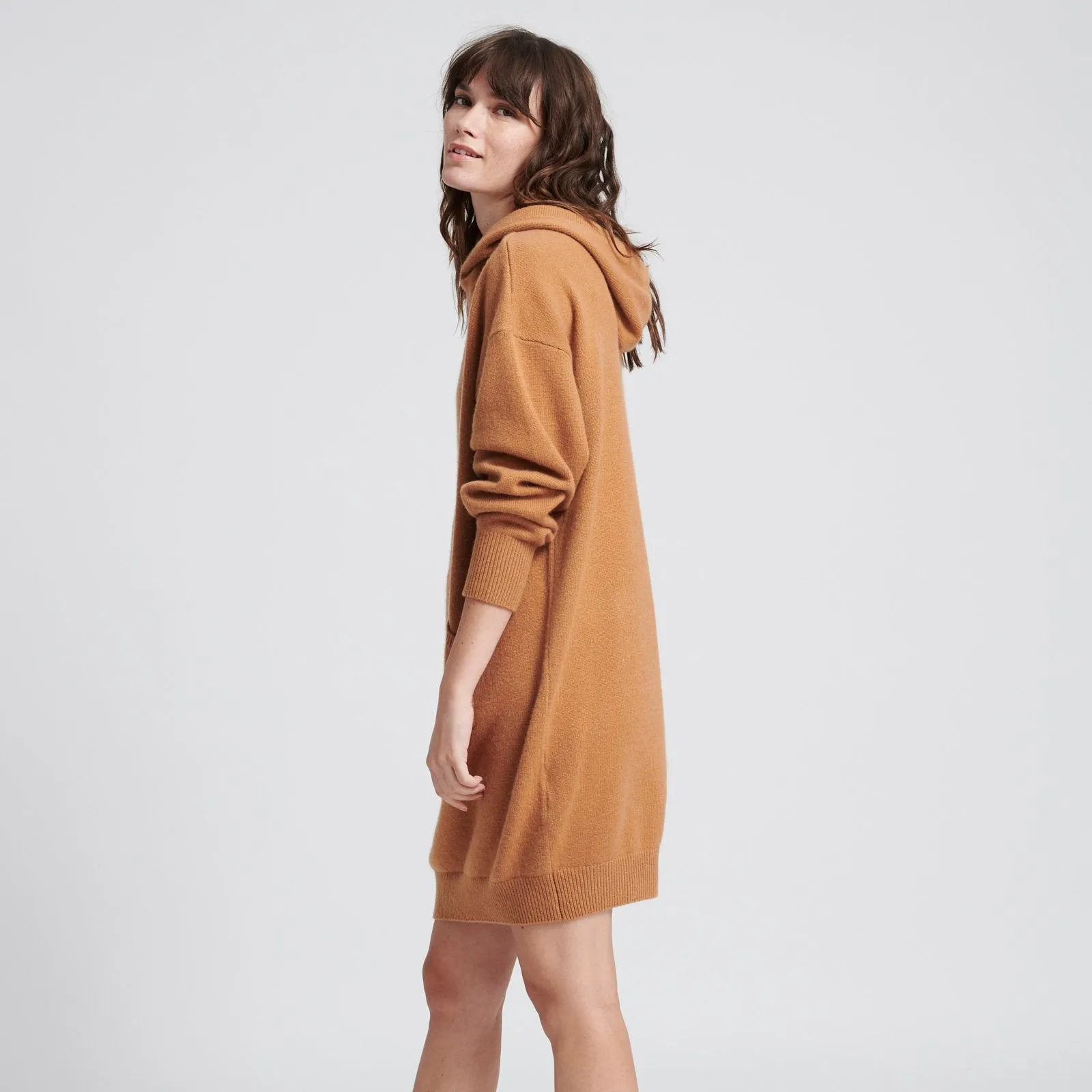 Wool Cashmere Sweatshirt Dress