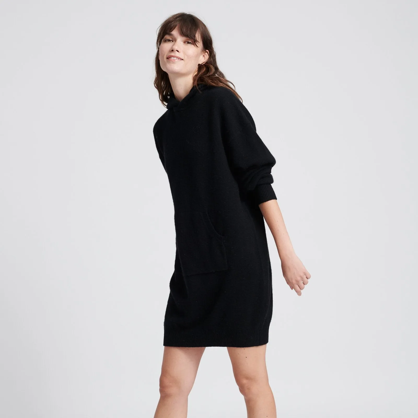 Wool Cashmere Sweatshirt Dress