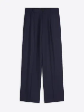 Wool flared pants